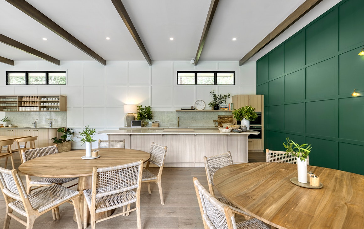 kitchen/dining area at eden